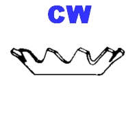 Toothed Countersunk (齒型埋頭華司)